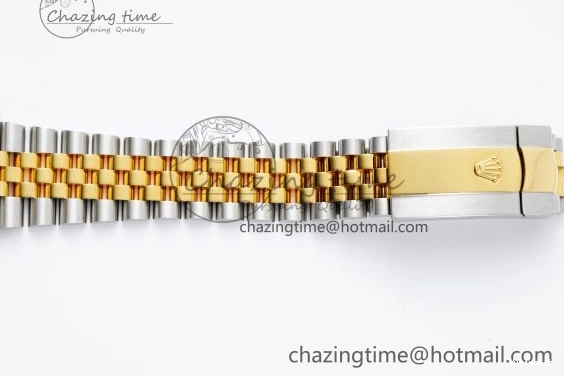 1:1 Polished SS DateJust Bezel 41 Dial Steel Edition on KING Bracelet White Jubilee VR3235 904L Best YG 0306